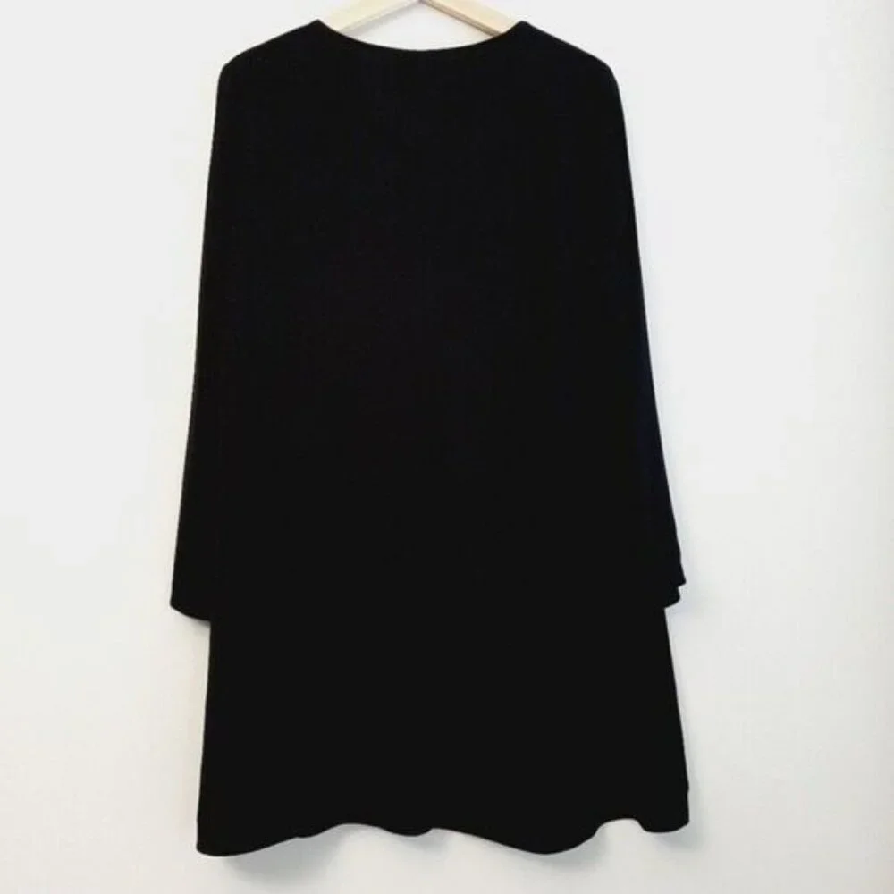 ASTR The Label Lace-Up Bell Sleeve Shift Dress Sz S - Picture 9 of 11
